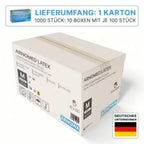 ARNOMED Latex-Handschuhe puderfrei 100 Stück.