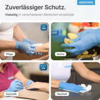 ARNOMED Nitril-Handschuhe Einweghandschuhe 100 Stück.