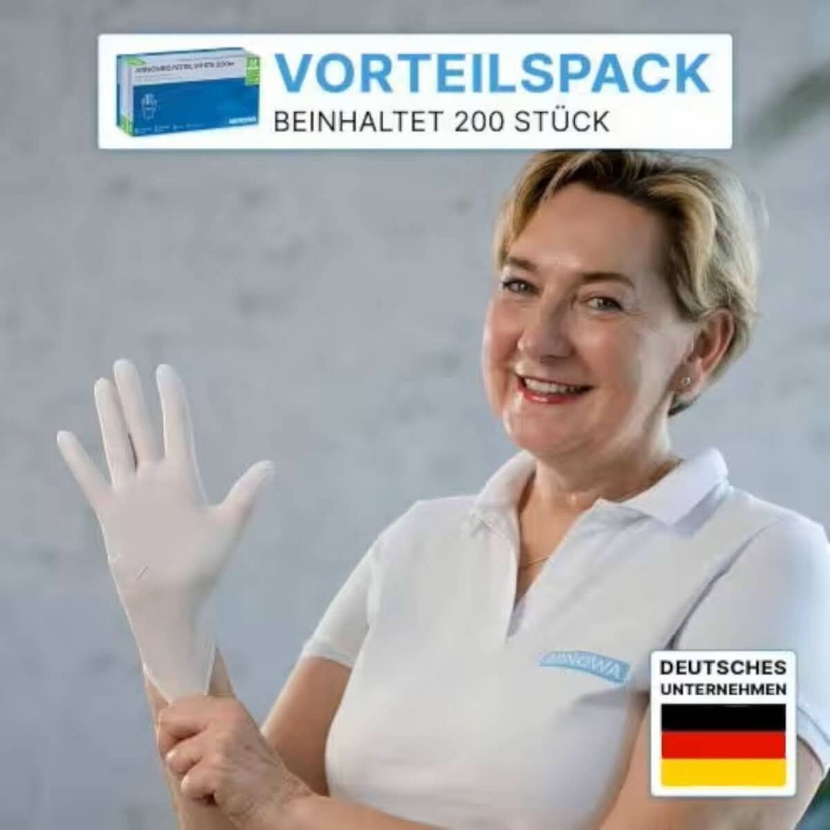 ARNOMED Nitril-Handschuhe puderfrei 200 Stück.