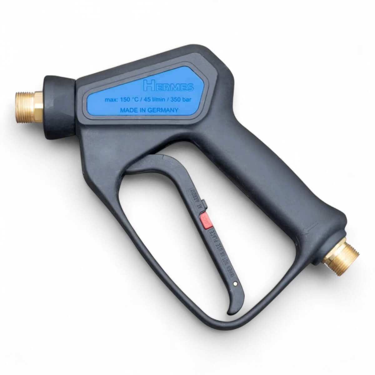 HERMES Hochdruck-Handpistole für Strahlrohre.