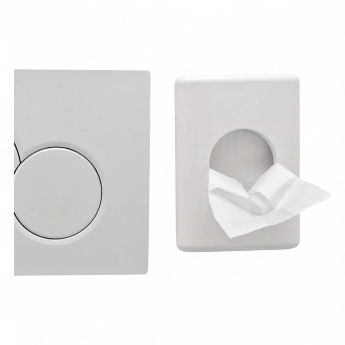 Hygienebeutelspender Kunststoff PE-Beutel.