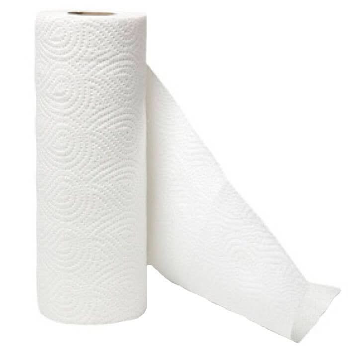 Küchenrolle 3-lagig 50 Blatt Weiß 4er Pack.