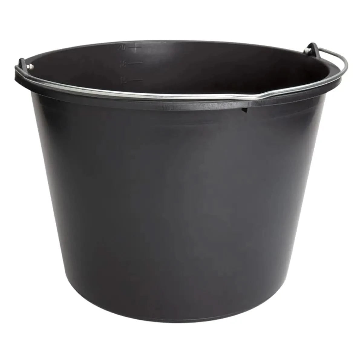 NÖLLE Baueimer Kunststoff Schwarz.