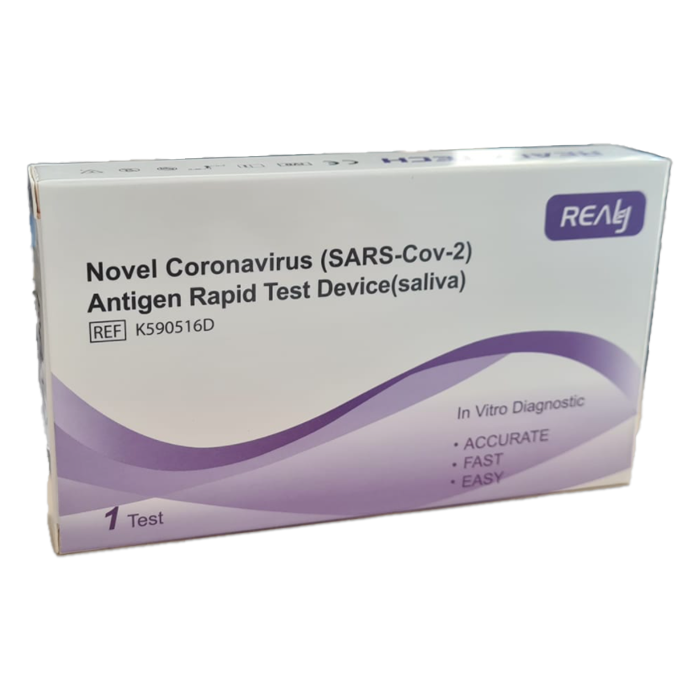Novel Coronavirus SARS-Cov-2 Antigen-Schnelltestgerät (Speichel) 2 in 1 Kit.