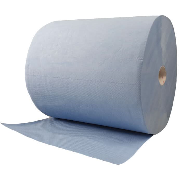 Putzpapier 3-lagig 1000 Blatt 36x34 cm Blau Zellstoff.
