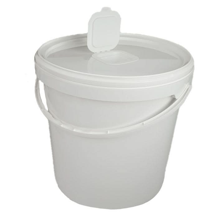 Spendereimer für Desinfektions- & Reinigungstücher.