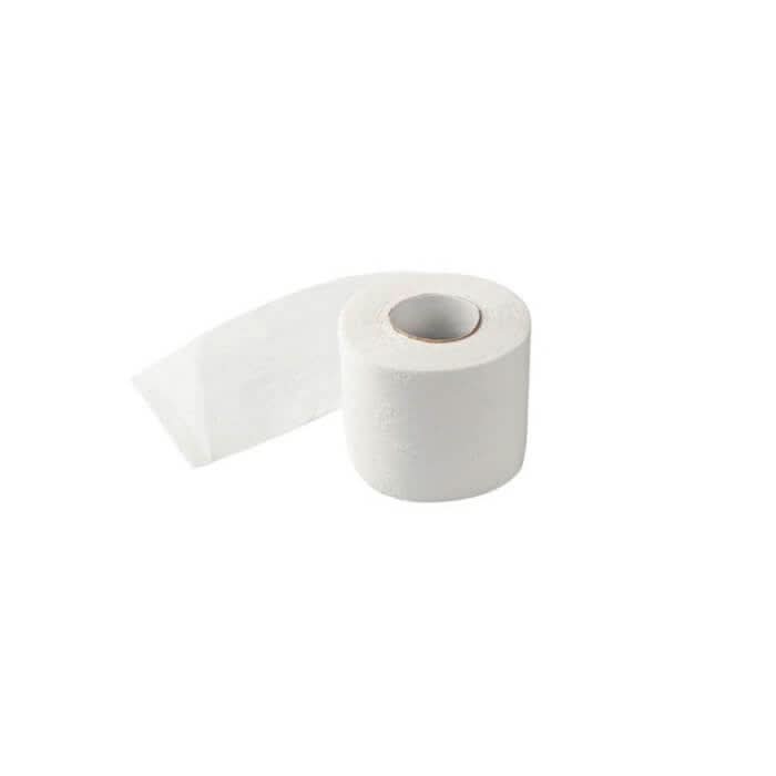 Toilettenpapier 2-lagig Recycling Weiß 400 Blatt 64 Rollen.