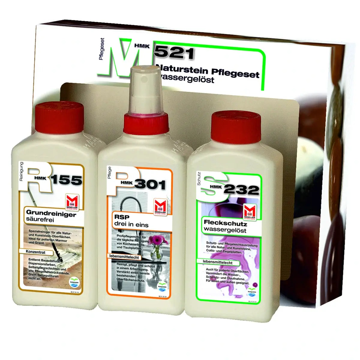 HMK M521 Naturstein pflegeset