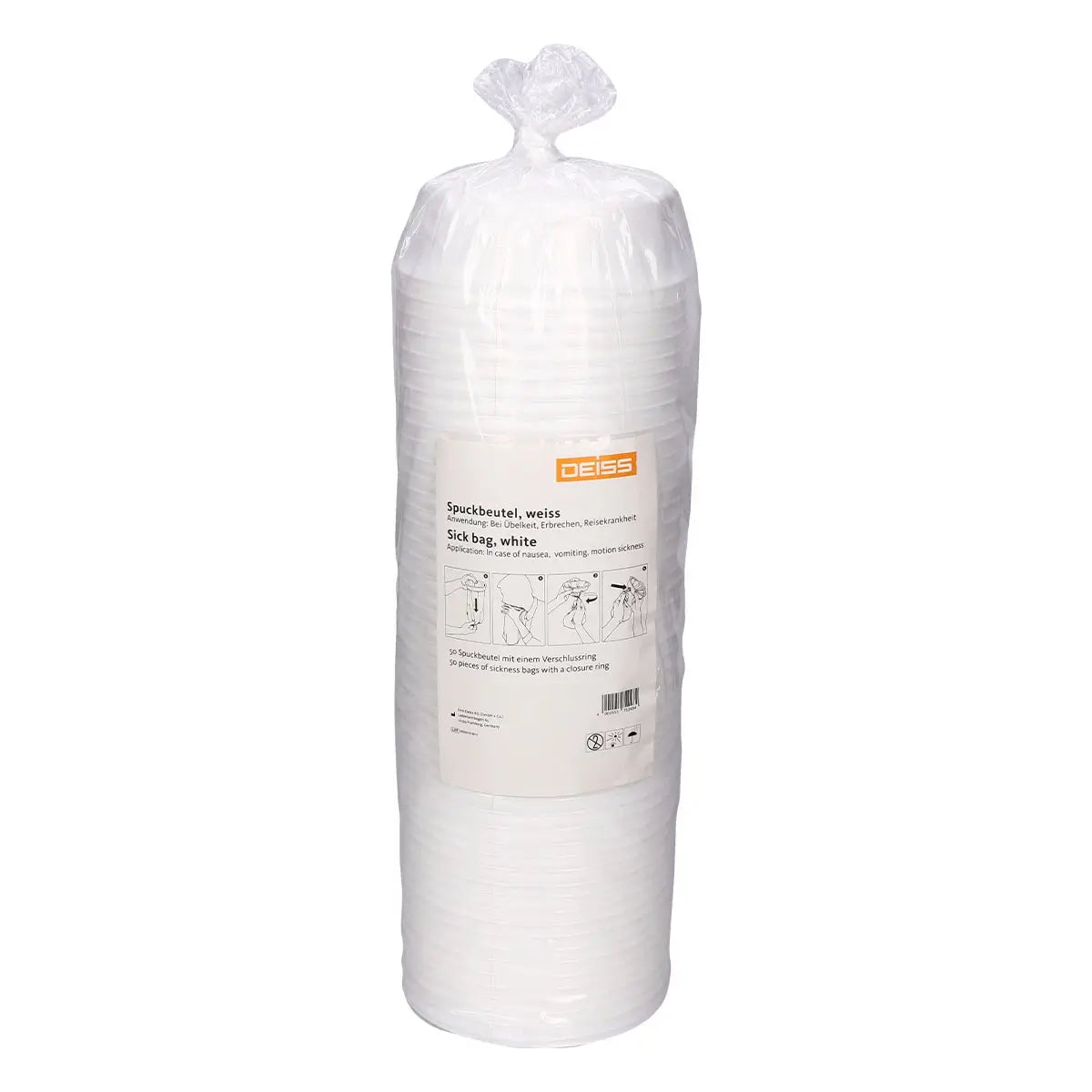 DEISS Spuckbeutel LDPE 50 Stück