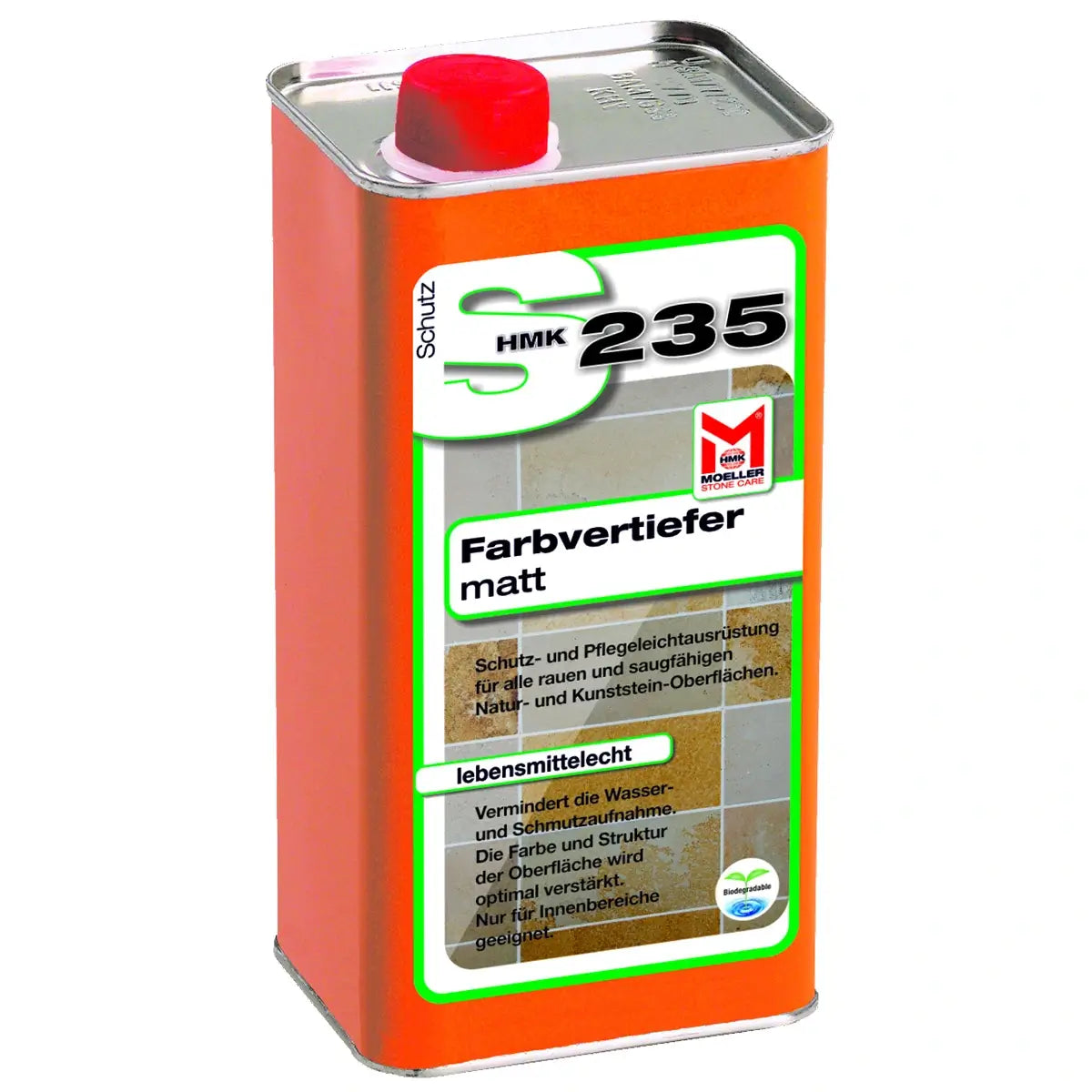 HMK S235 Farbvertiefer Stein Matt 1l Dose