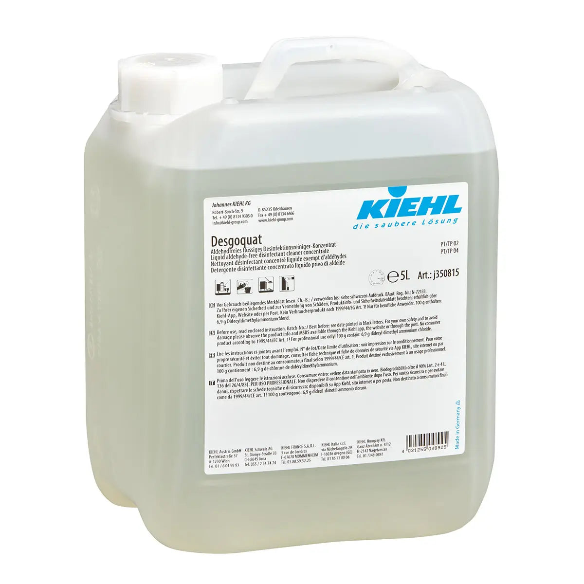 Kiehl Desgoquat 5 Liter Kanister Desinfektionsreiniger