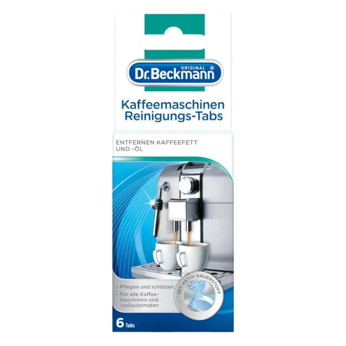 DR. BECKMANN Kaffeemaschinen Reinigungs-Tabs 6er.