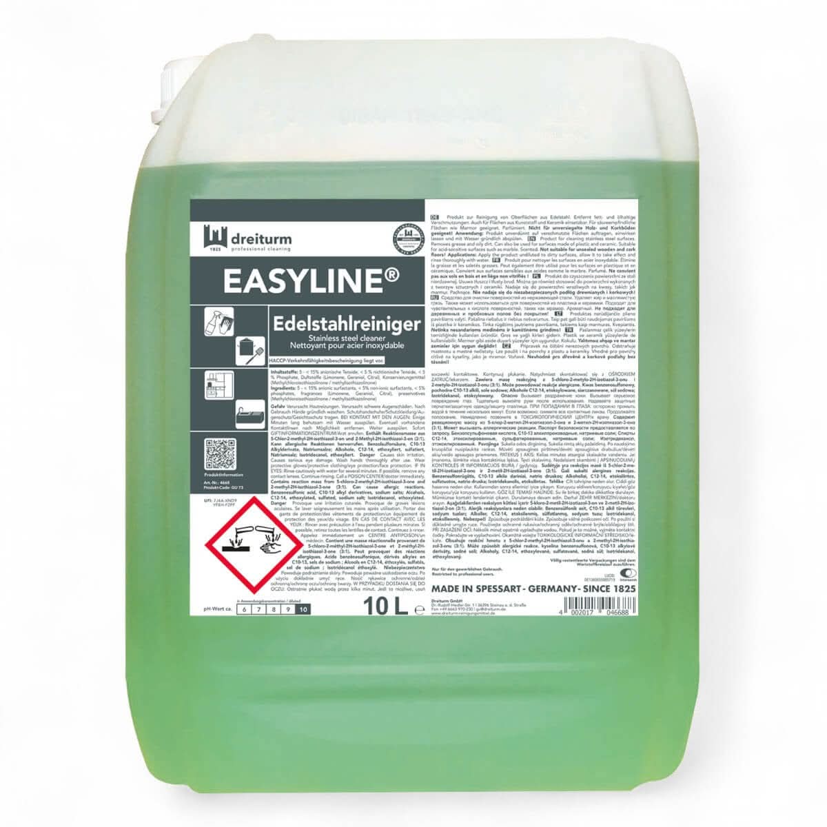 DREITURM Easyline Edelstahlreiniger.