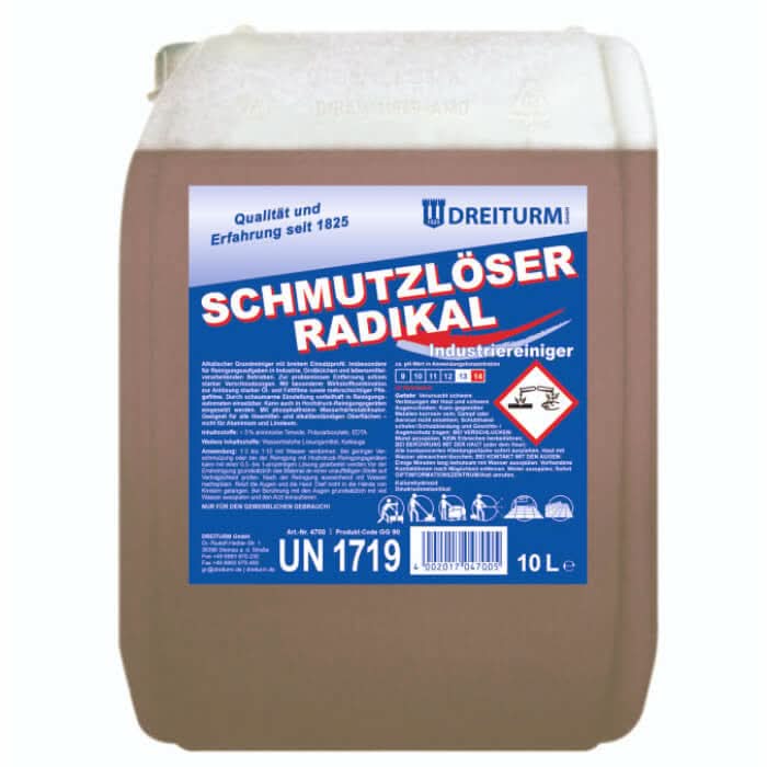 Dreiturm Schmutzlöser Radikal Industriereiniger 10l.