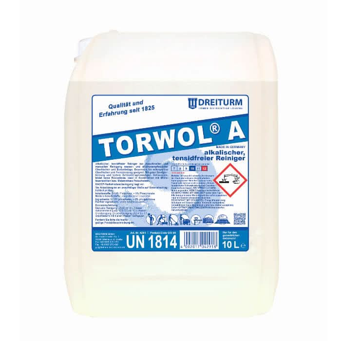 Dreiturm TORWOL A  tensidfreier alkalischer Reiniger 10l.