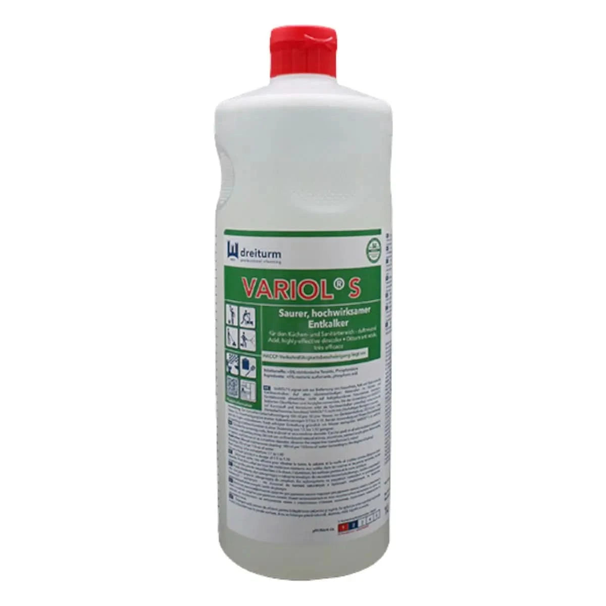DREITURM VARIOL® S saurer, hochwirksamer Entkalker.