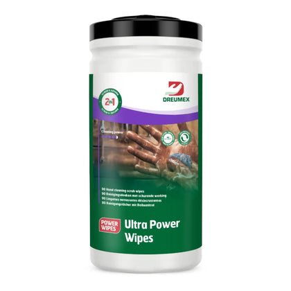 DREUMEX Ultra Power Wipes Reinigungstücher für Hände & Haut Dose mit 90 Tüchern