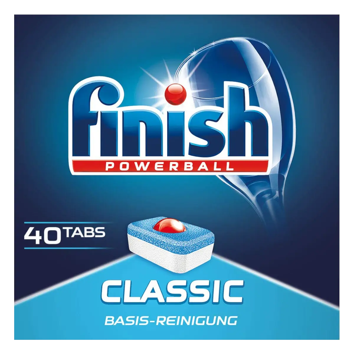 FINISH Classic Basis-Reinigung 40er Tabs