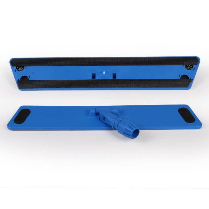 Floorstar QuickSnapper Trapezhalter mit Klettstreifen.