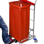 Floorstar TWD4 Trennwagen 4fach mit Fusspedal SOLID.