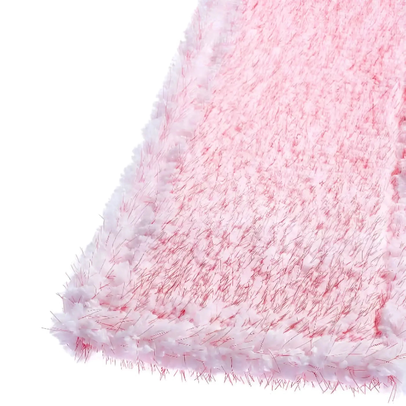 Pink und weiße fluffige mikrofaserreinigungstuch für floorstar premium microfasermopp thenufil pins