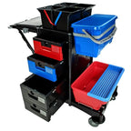 Floorstar DES1BX Premium Desinfektionswagen 1 BRIX Geöffnet