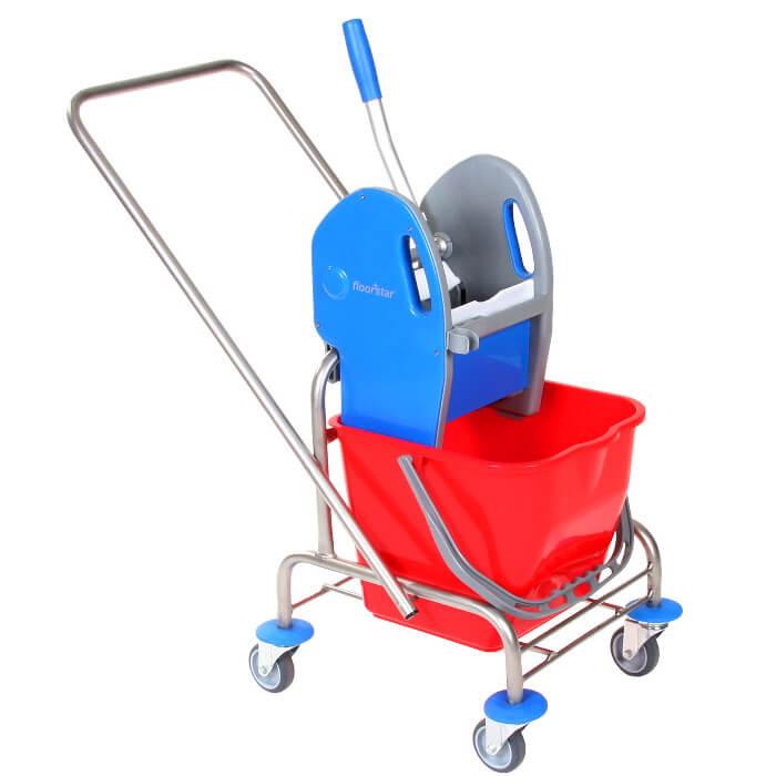 Floorstar EFA25DES Einfachfahrwagen mit Deichsel 25l ESTAWA