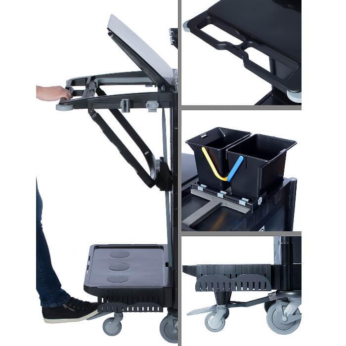 Floorstar Ablagdrost mit Räder Brix