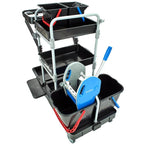 Floorstar RW1BX Premium Reinigungswagen 1 BRIX Presse