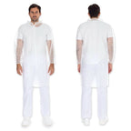 Besucherkittel Light mit Druckknöpfen PP-Vlies.