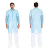 Besucherkittel Light mit Druckknöpfen PP-Vlies – Blau / XL