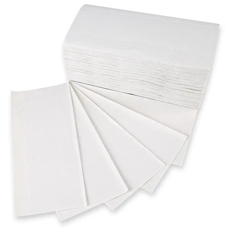 HygoClean Papierhandtücher 2-lagig Recyclingpapier V/ZZ-Falzung 23x21.