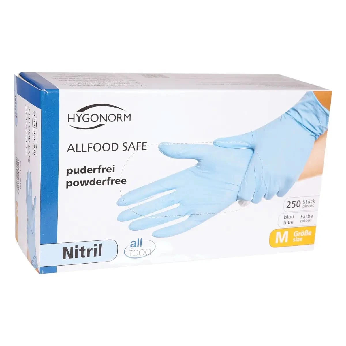 lebensmittelechte handschuhe Nitrilhandschuhe lebensmittelecht blau 250 Stück Franz Mensch