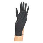 Hygonorm "Safe Fit" Nitril-Handschuhe Schwarz 200 Stück.