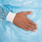 Hygostar Kittel PP, PE teillaminiert mit Nackenbindeband 10 Stück.