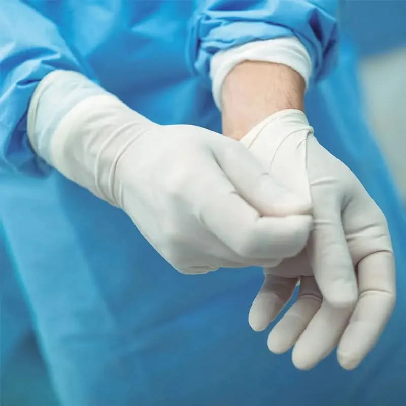 Hygostar Latexhandschuhe Med Grip puderfrei.