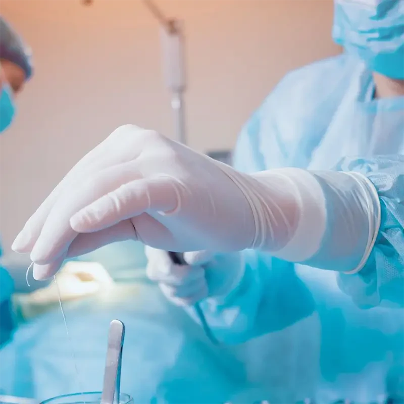 Hygostar Latexhandschuhe Med Grip puderfrei.