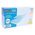 Hygostar Nitril-Handschuhe Safe Super Stretch Blau 100 Stück.
