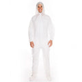 HygoStar Overall PP Weiß mit Kapuze.