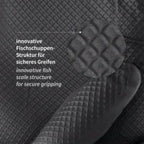 Hygostar Power Grip Long Nitril-Handschuhe Schwarz 50 Stück.