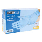 Hygostar "Safe Light" Nitril-Handschuhe Blau 100 Stück.