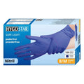 Hygostar "Safe Light" Nitril-Handschuhe Dunkelblau 100 Stück.