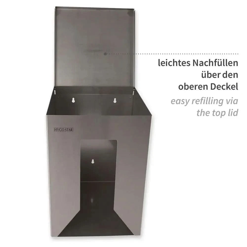 HygoStar Spender für Overalls & Kittel Edelstahl.