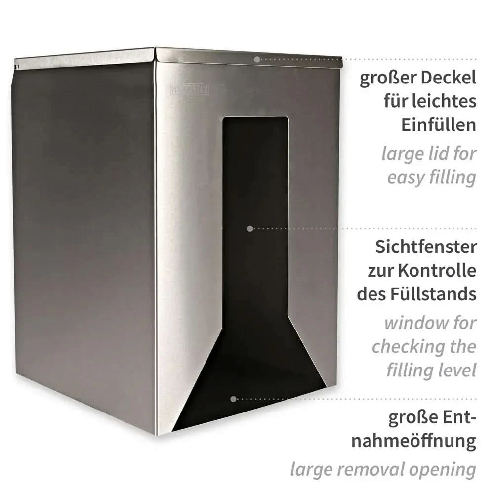 HygoStar Spender für Overalls & Kittel Edelstahl.