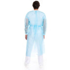 Hygostar Kittel mit Nackenbindeband | pp PE teil-laminiert hinten