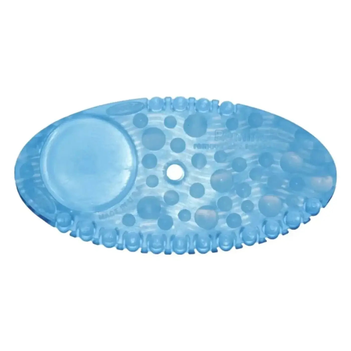 Frepro remind air curve lichtblauer transparenter toilettensitzbezug aus kunststoff mit strukturierter, erhabener oberfläche