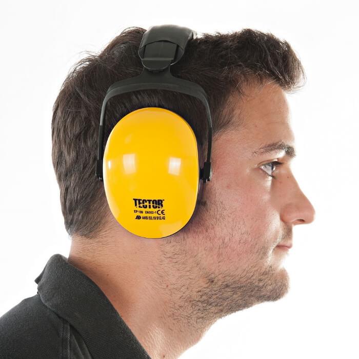 franz mensch hörschutz gelb seitlich baustelle schutz hören einheitsgrösse 85130