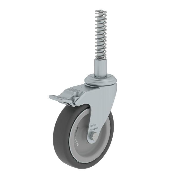 Günzburger Steigtechnik Federrolle für Podesttreppen mit Feststeller