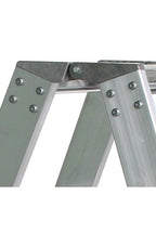 Günzburger Steigtechnik Stufen-Stehleiter 250 kg beidseitig begehbar mit clip-step R13