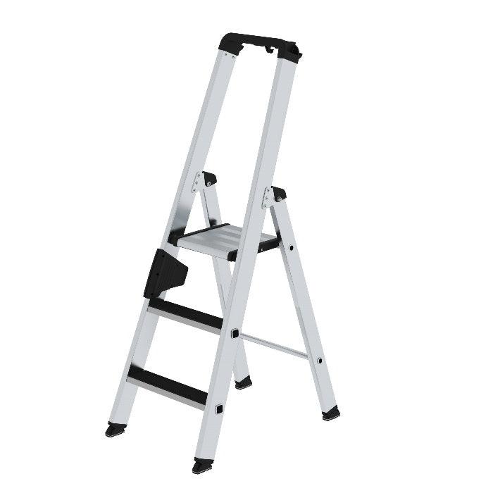 Günzburger Steigtechnik Stufen Stehleiter einseitig begehbar mit clip-step 3-Stufig